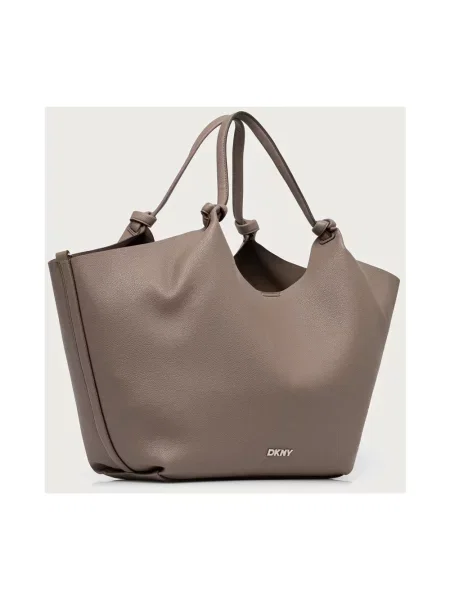 DKNY torebka shopper PAULA brązowa