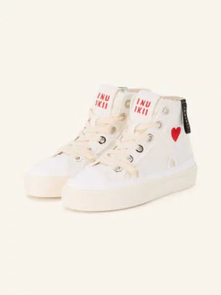 Inuikii Wysokie Trampki Matilda High weiss białe
