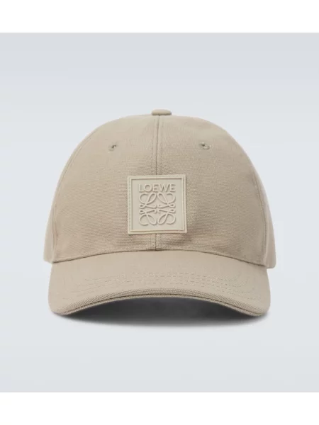 Șapcă Loewe din canvas bej
