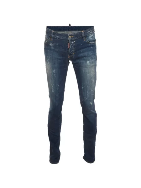 Blugi Dsquared2 zdrențuiți albastru