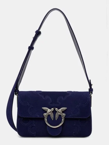 Pinko torebka crossbody zamszowa