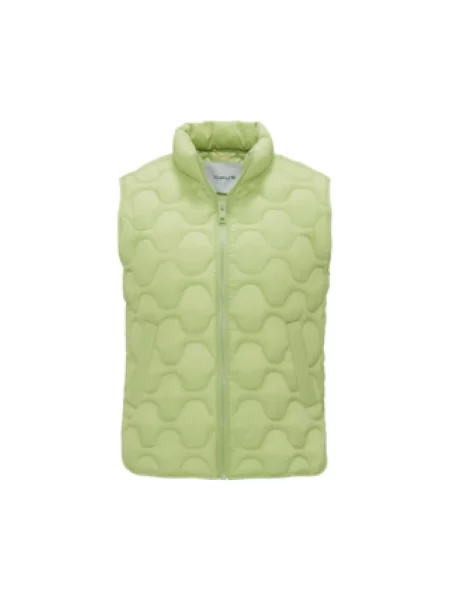 Kamizelka Opus w jednolitym kolorze klasyczna zielona