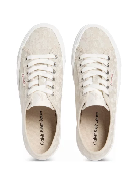 Calvin Klein Jeans Sneakers Vulc Flatf Jacquard Aop bej
