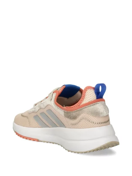 Sneakerși Adidas Cloudfoam alergare cu dungi cu platformă verde
