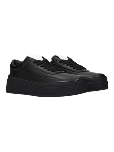 Sneakersy Jil Sander skórzane na platformie czarne