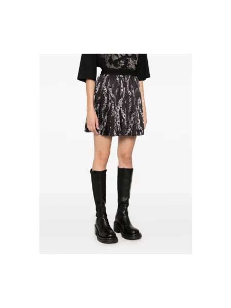 Spódnica jeansowa Versace Jeans Couture elegancka czarna