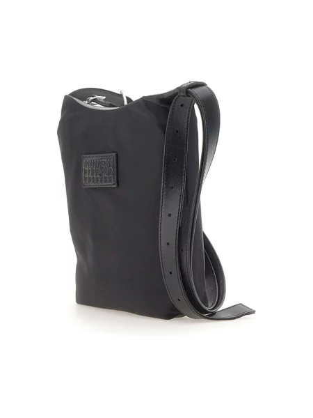 Torebka crossbody Mm6 Maison Margiela skórzana czarna