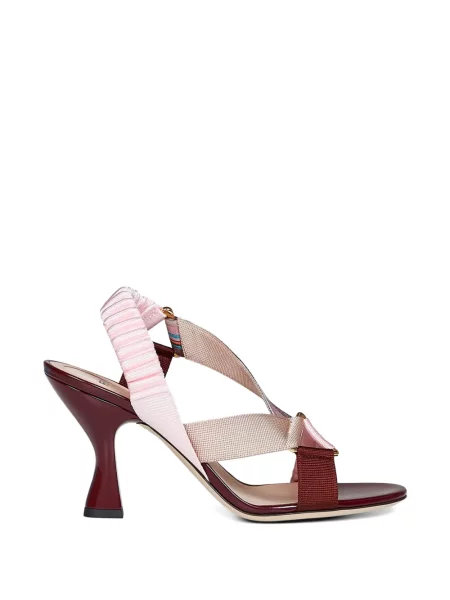 Sandale Fendi cu bretele roz