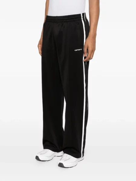 Ριγέ τρέξιμο παντελόνι Carhartt Wip μαύρο