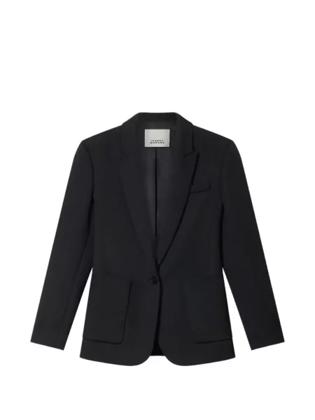 Geacă Isabel Marant de lână negru