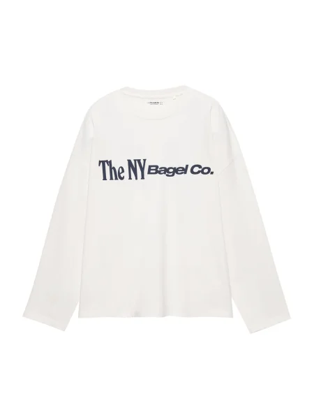 Pull&Bear Tričko námořnická modř bílá