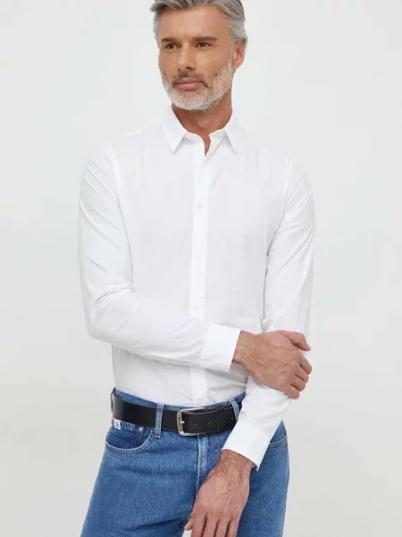 Calvin Klein Jeans Πουκάμισο λευκό
