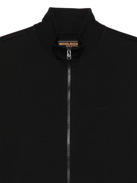 Пуловер Woolrich с автограф черно