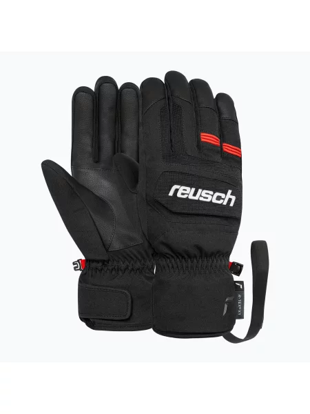 Mănuși de schi Reusch Speedster R_Tex XT black/fire red negru