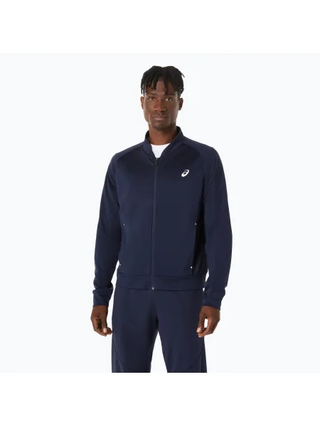 Мъжки суитшърт за тенис ASICS Court Warm-Up midnight синьо