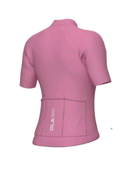 Koszulka rowerowa Alé Cycling Solid Color Block różowa