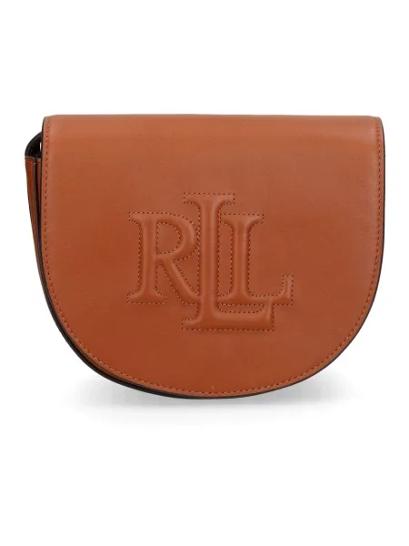 Torebka crossbody Ralph Lauren skórzana brązowa