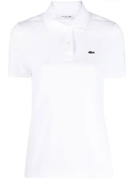 Polo Lacoste alb