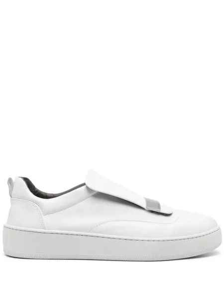 Sneakerși Sergio Rossi din piele alb