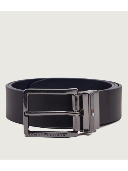 Tommy Hilfiger Curea din piele cu două fețe Oliver albastru