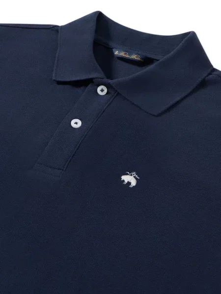 Polo marškinėliai Brooks Brothers mėlyna