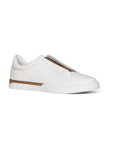 Sneakersy Fendi skórzane białe