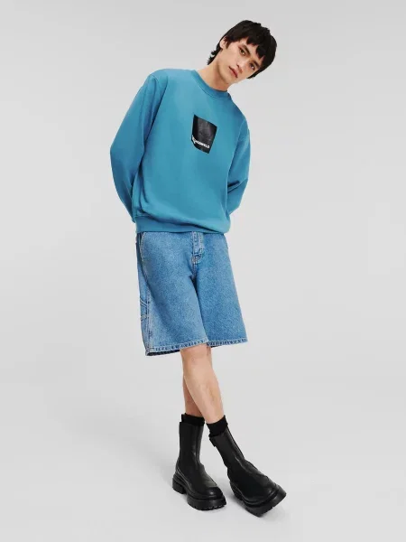 Свитшот Karl Lagerfeld Jeans голубой
