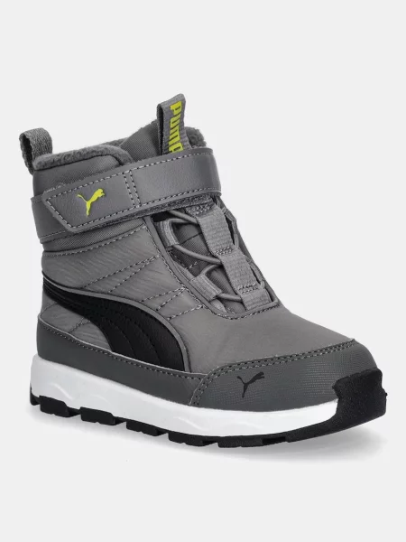 Otroški zimski škornji Puma Evolve Boot AC+ Inf siva