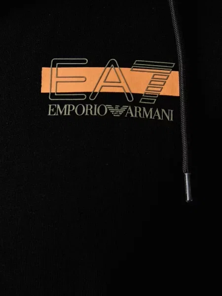 Emporio Armani melegítő szett férfi pamuttal fekete