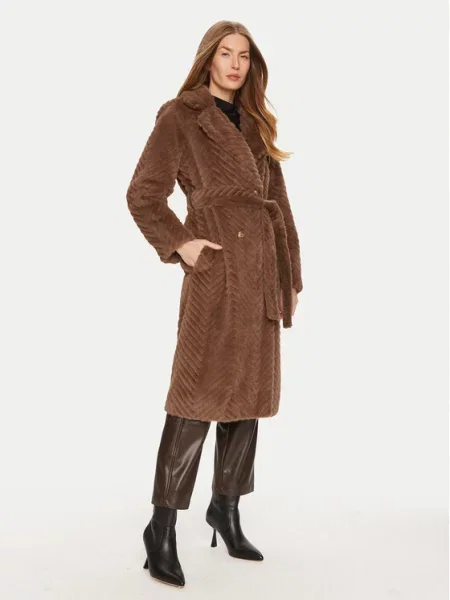 Krzneni plašč Marciano Guess rjava