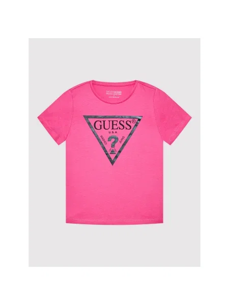 Guess Póló Rózsaszín Regular Fit lila