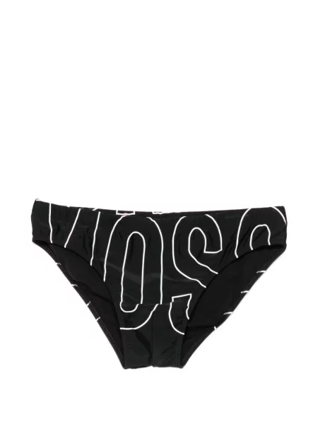Slip de baie Moschino cu imagine negru