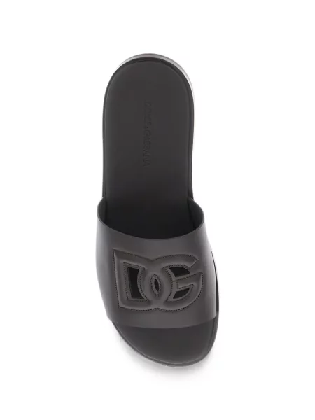 Sandale Dolce & Gabbana din piele maro
