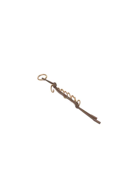 Calvin Klein Pakabukas Knotted Script Hw Bag Charm smėlio