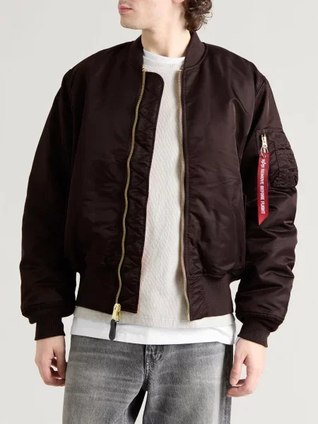 Kurtka bomber Alpha Industries brązowy