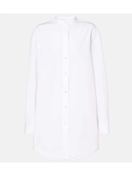 Cămașă Jil Sander din poplin alb