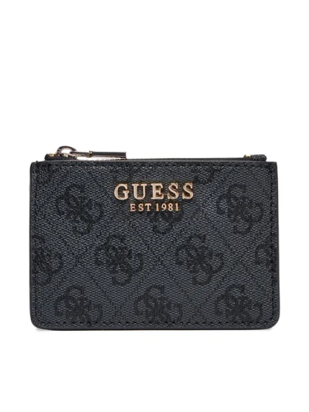GUESS Pénztárcák LAUREL II / fekete szürke