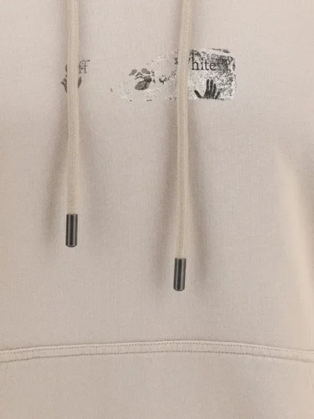 Hanorac cu glugă Off-white alb