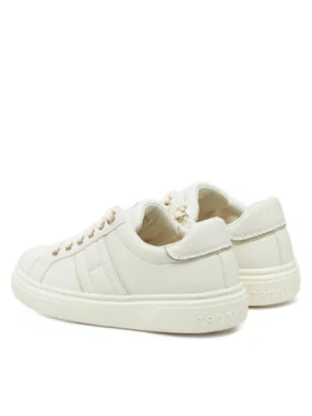 Křišťálové tenisky Tommy Hilfiger bílé