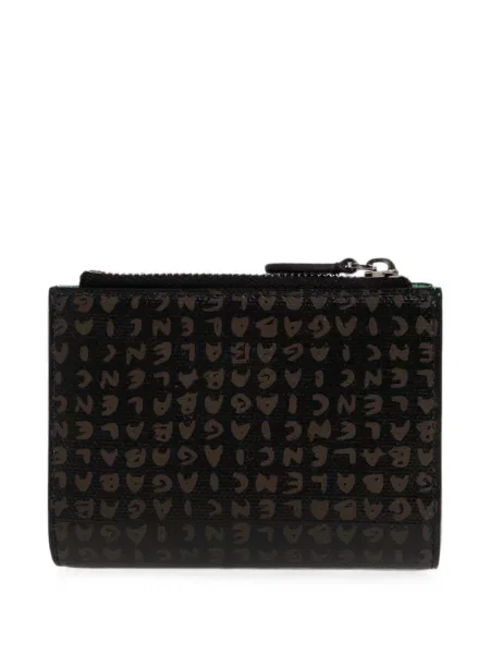 Portofel Balenciaga cu imagine negru