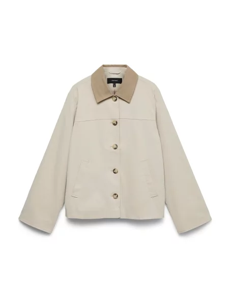 VERO MODA Geacă de primăvară-toamnă VMChelsea Poppy crem