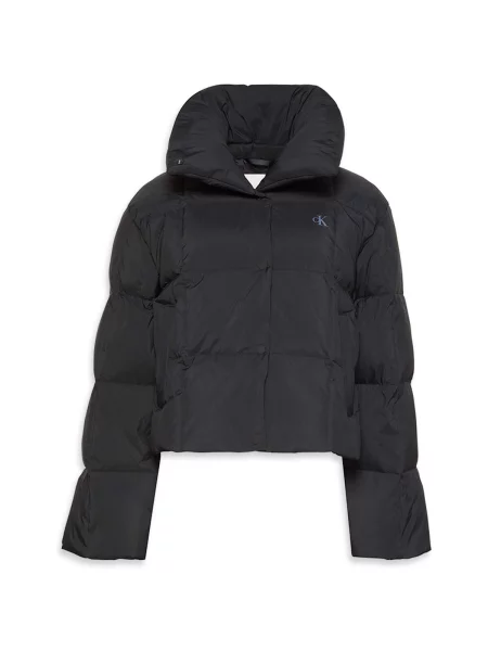 Scurt geacă de blugi Calvin Klein Jeans negru
