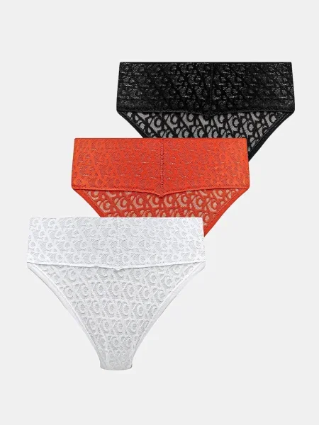 Calvin Klein Underwear nohavičky dámske čipkované čierna