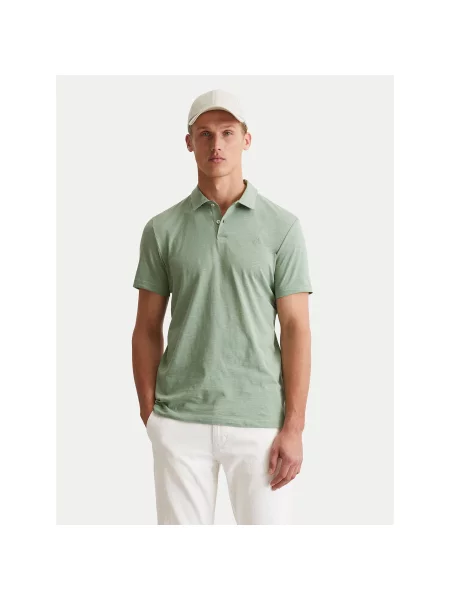 Marc O'Polo Polo majica Shaped Fit zelena