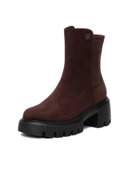 Členková obuv Nine West 13 hnedá