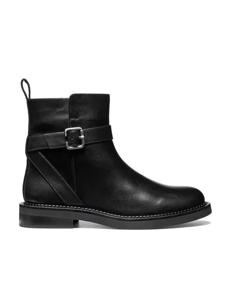 Geox botine pentru femei din piele D SERILDA negru
