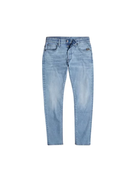 Jeansy o kroju slim fit z 5 G-star Raw niebieskie