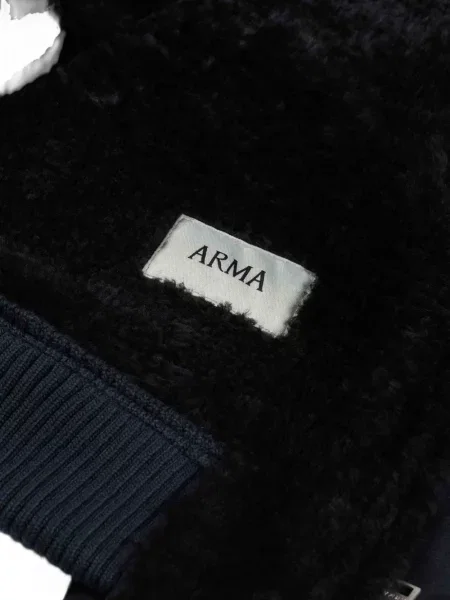 Geacă Arma din piele de căprioară albastru