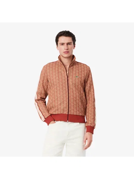 Lacoste толстовка чоловіча Paris Monogram коричнева