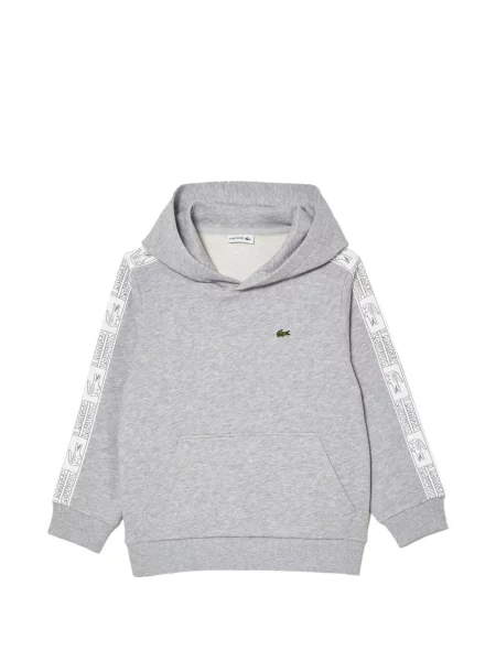 Bluza z kapturem dziecięca Lacoste szara